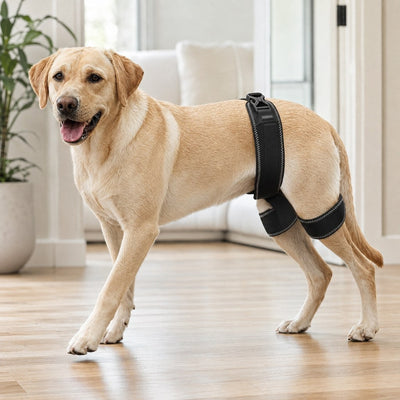 Malloren Dog Hip & Rear Leg Support Brace – Adjustable Dual Hind-Leg Stability Wrap for Senior Dogs, Hardwood Floors & Daily Walks