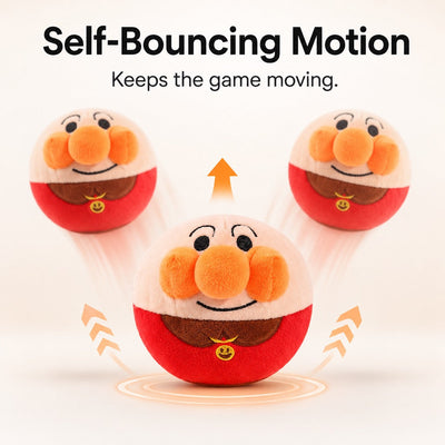 Malloren Interactive Electric Bouncing Plush Dog Toy for Indoor Chase Play & Bored Dogs