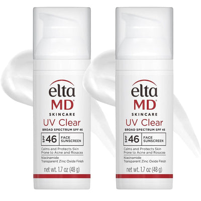 EltaMD UV Clear Untinted SPF 46 Broad-Spectrum Duo
