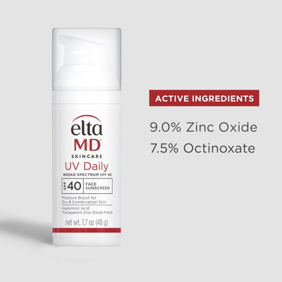 EltaMD UV Daily Untinted Broad-Spectrum SPF 40 DUO