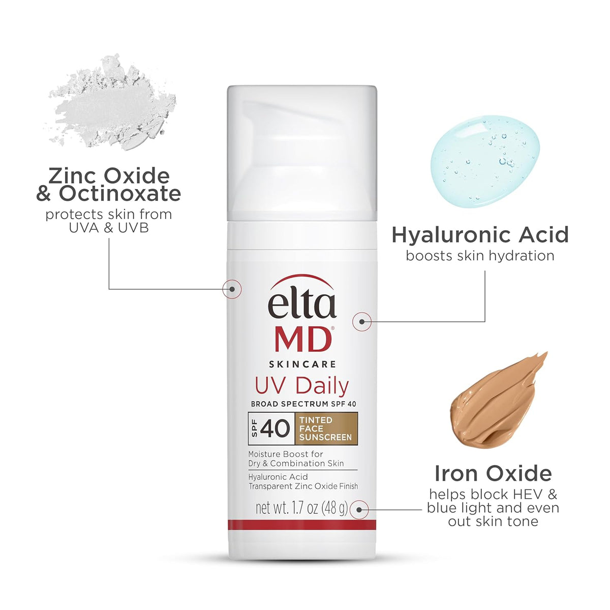 EltaMD UV Daily Broad-Spectrum SPF 40 Tinted Sunscreen DUO