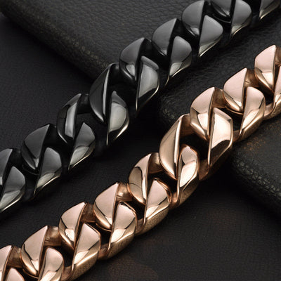 Stainless Steel 3CM Wide Dog Collar