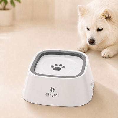 Malloren Floating Pet Water Bowl for Home & Car - Less Splash, Cleaner Floors