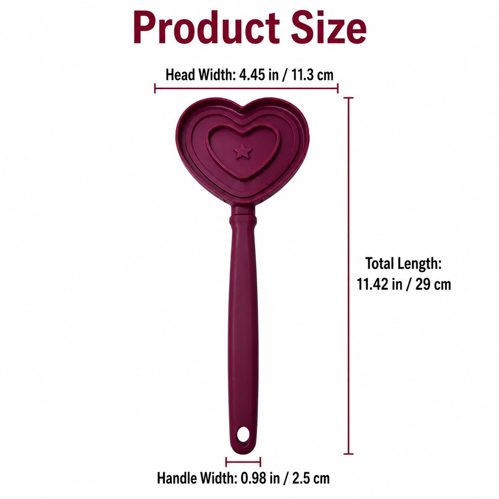 Malloren Heart Pet Licking Wand for Cats & Dogs - Handheld Soft Treat Feeder for Yogurt, Wet Food & Pumpkin Puree