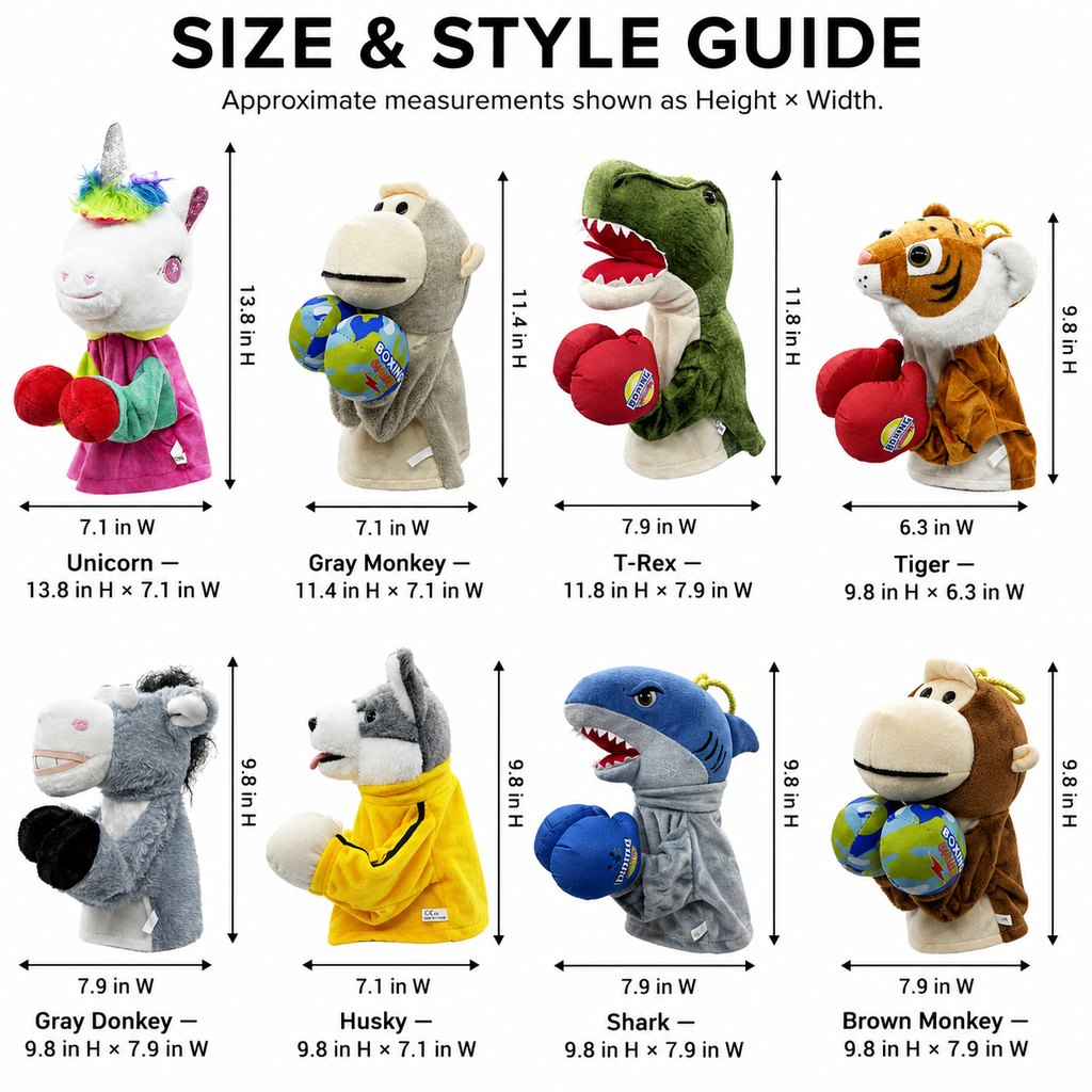 Malloren Interactive Boxing Pet Puppet for Indoor Play – Squeeze-to-Punch Sound Toy for Bored Dogs & Cats