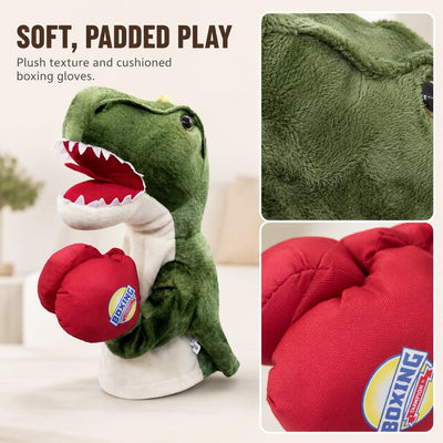 Malloren Interactive Boxing Pet Puppet for Indoor Play – Squeeze-to-Punch Sound Toy for Bored Dogs & Cats