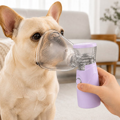 Malloren Portable Pet Mist Care Kit for Dogs & Cats - Rechargeable Handheld Device with Two Masks