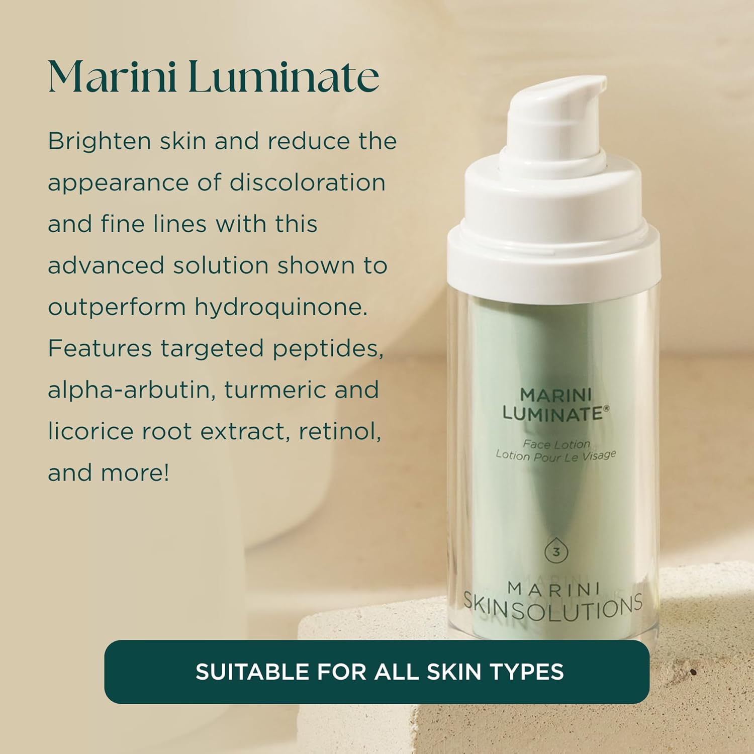 Marini Skin Solutions Marini Luminate Face Lotion