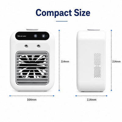Malloren Ultra-Quiet Mini Air Cooler for Home & Office – Keeps Pets & Kids Comfortable While Beating the Heat