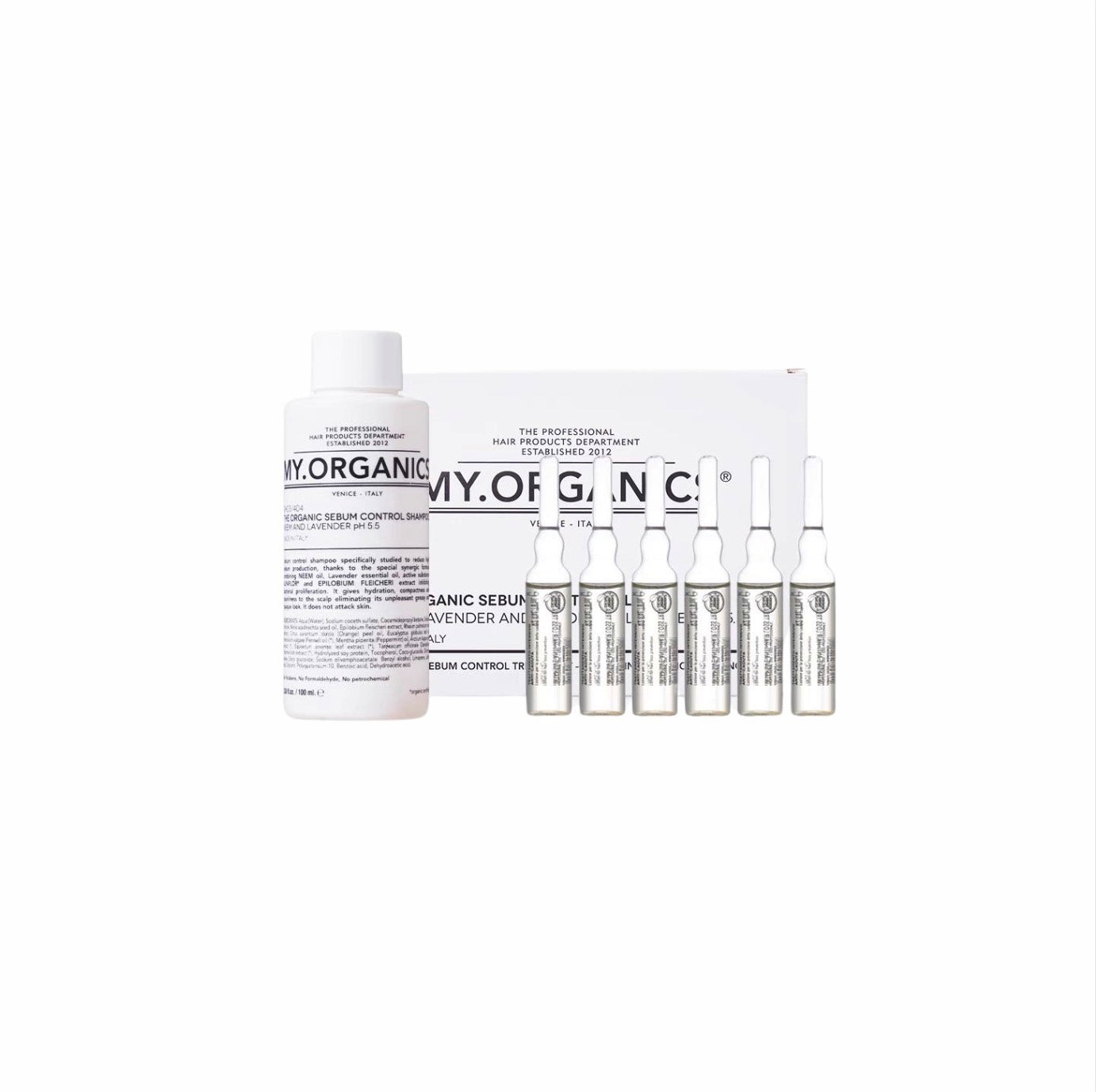 My Organics Exfoliating Elixir (6ml x 6) + Shampoo (100ml x 1)
