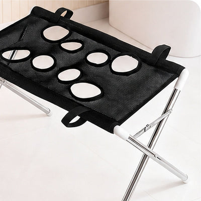 Malloren Foldable Pet Grooming Stand for Cats & Small Dogs - Bathing & Nail Trimming Support for Less Squirming