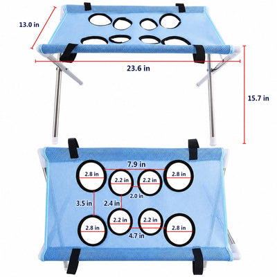 Malloren Foldable Pet Grooming Stand for Cats & Small Dogs - Bathing & Nail Trimming Support for Less Squirming