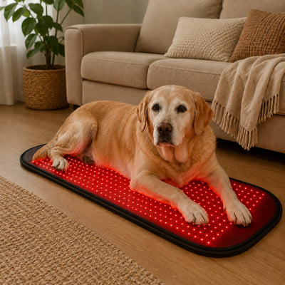 Malloren Pet Red & Near-Infrared Light Wellness Mat - Hands-Free At-Home Comfort for Senior, Active & Resting Dogs
