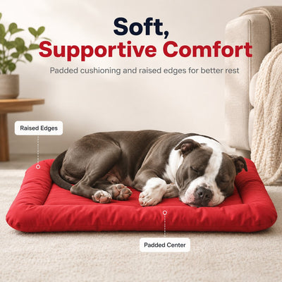 Malloren Portable Outdoor Dog Bed for Camping &Car Travel - Roll-Up Mat for Clean, Comfortable Rest