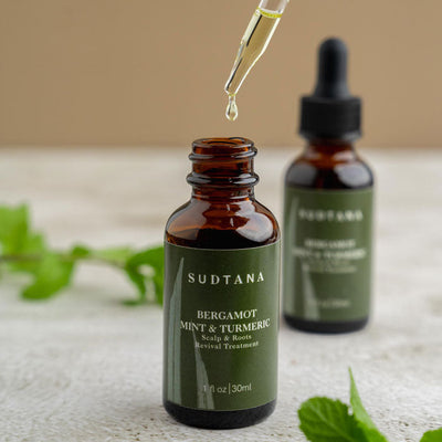 SUDTANA Bergamot, Mint & Turmeric Scalp & Roots Revival Treatment 30ml