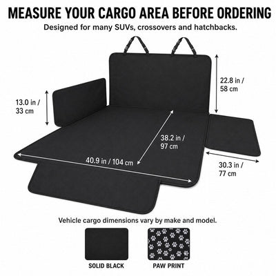 Malloren SUV Cargo Liner for Dogs - Mud, Hair & Bumper Protection