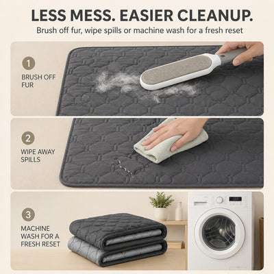 Malloren Waterproof Pet Sofa Protector Cover for Dogs & Cats - Quilted Furniture Cover for Couch, Bed & Car Seat Protection
