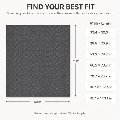 Malloren Waterproof Pet Sofa Protector Cover for Dogs & Cats - Quilted Furniture Cover for Couch, Bed & Car Seat Protection