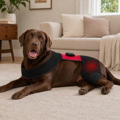 Malloren Wearable Red & Near-Infrared Hip Wrap for Dogs - Hands-Free At-Home Hip-Area Light Care